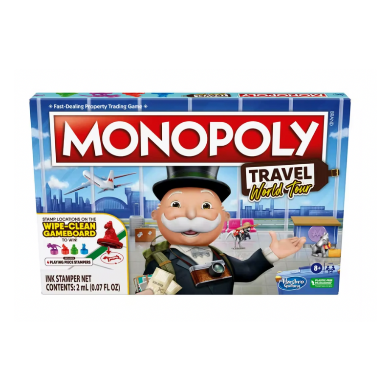 Monopoly Travel World Tour Family Board Game
