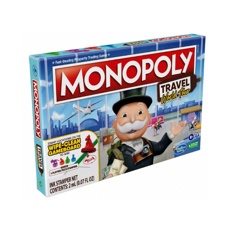Monopoly Travel World Tour Family Board Game